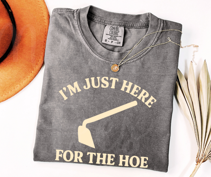 "For the Hoe" Funny Plant Lover Tee Design Unisex heavyweight t-shirt