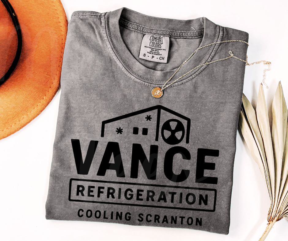 "Vance Refrigerations" Sarcastic Design The Office Inspired Unisex heavyweight t-shirt
