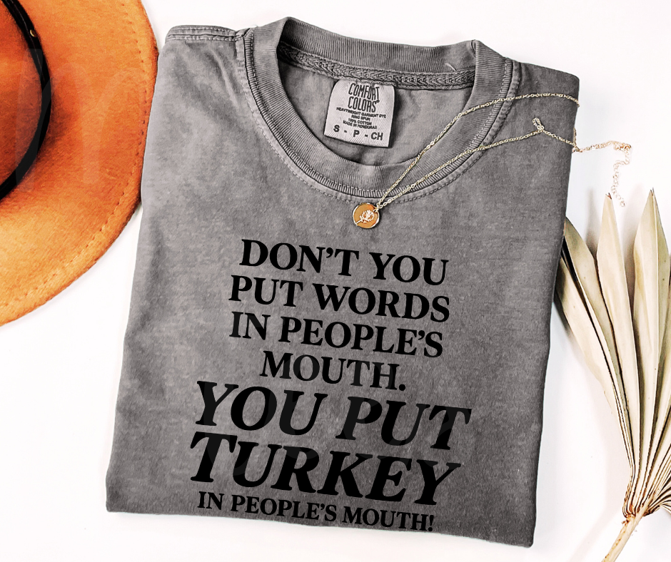 "Turkey" Sarcastic Design Friends Inspired Unisex heavyweight t-shirt