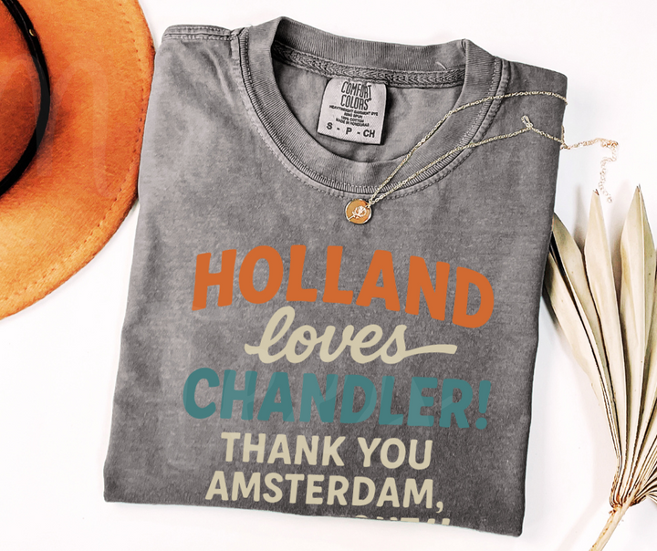 "Holland" Sarcastic Design Friends Inspired Unisex heavyweight t-shirt