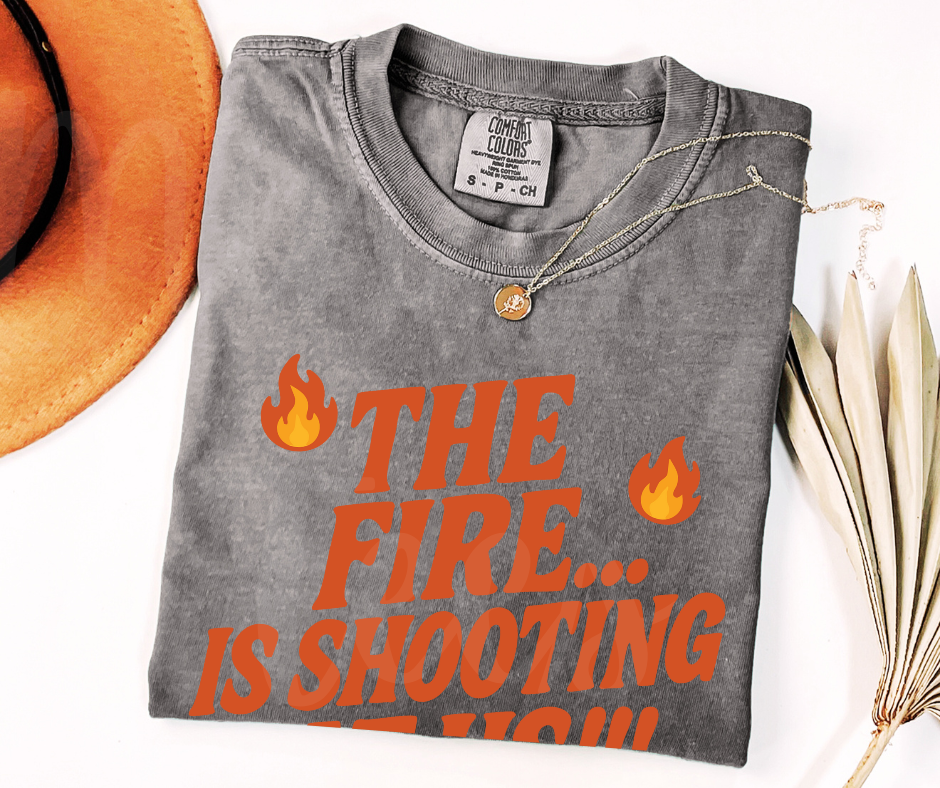 "This Fire" Sarcastic Design The Office Inspired Unisex heavyweight t-shirt