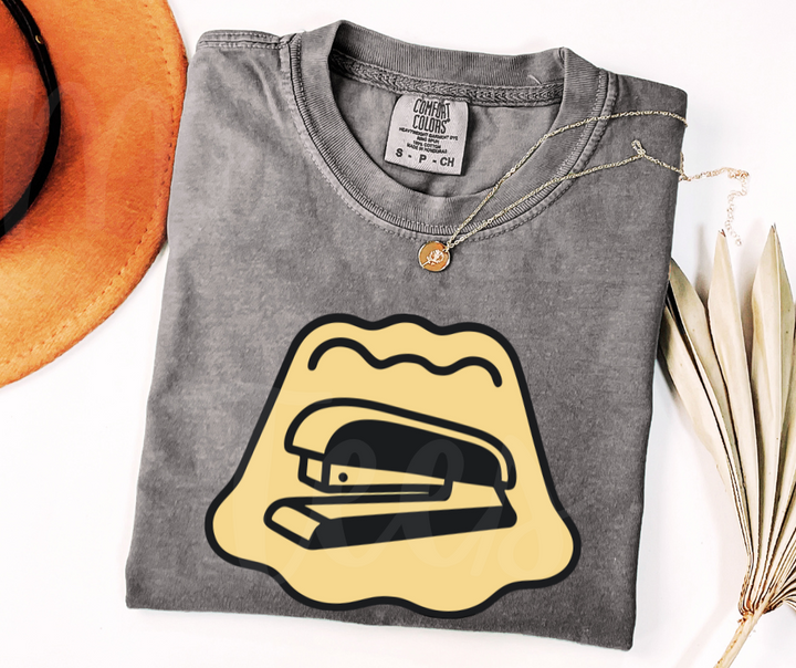 "Jelly Stapler" Sarcastic Design The Office Inspired Unisex heavyweight t-shirt