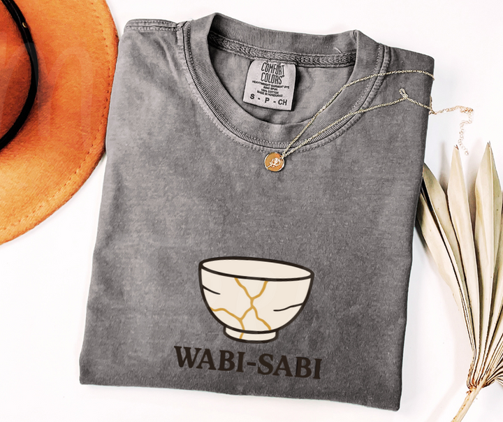 "Wabi Sabi" Funny Design Pottery Clay Hobby Inspired Unisex heavyweight t-shirt