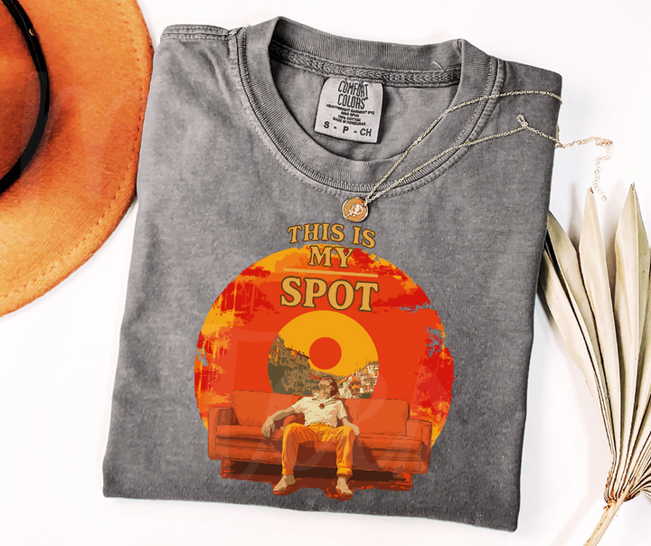 "This is My Spot" Sarcastic Design Unisex heavyweight t-shirt
