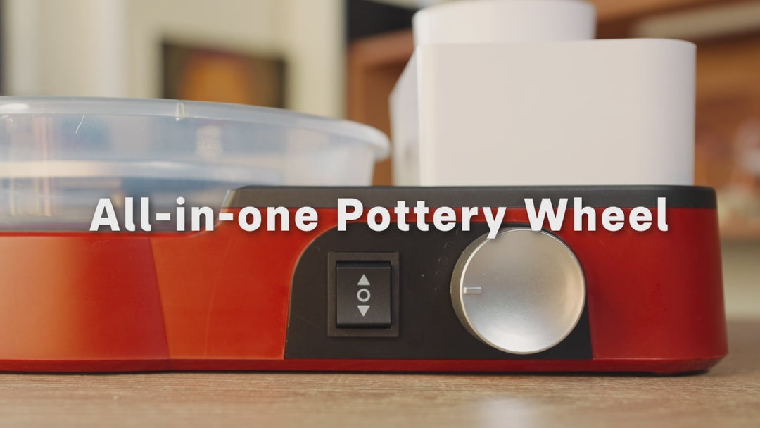 Beginner Pottery Wheel Starter Kit + 12 Online Classes (Free Shipping)