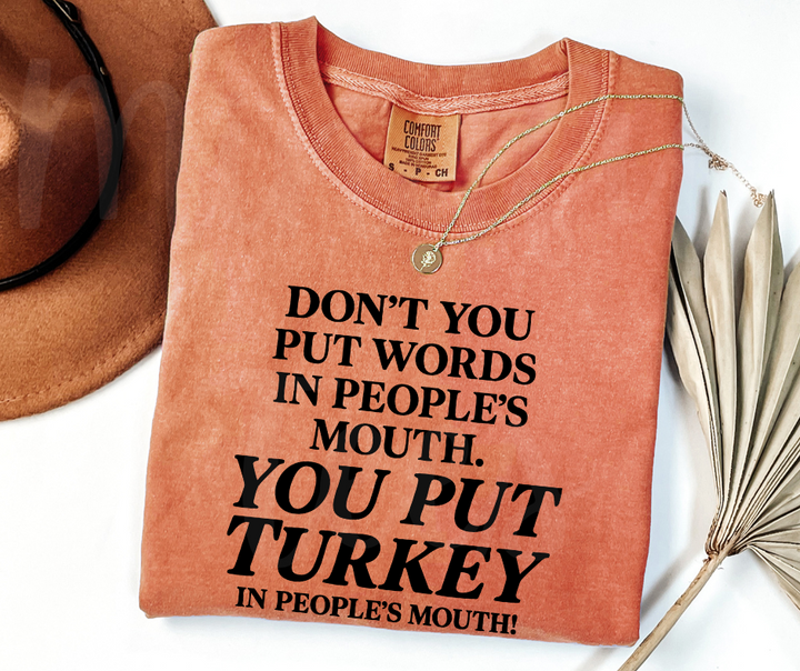"Turkey" Sarcastic Design Friends Inspired Unisex heavyweight t-shirt