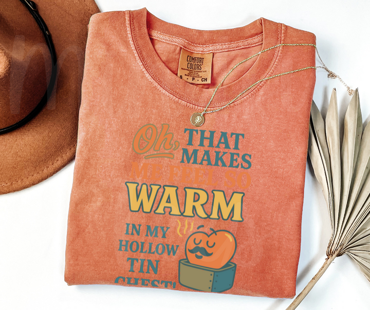 "Hollow Tin Chest" Sarcastic Design Friends Inspired Unisex heavyweight t-shirt