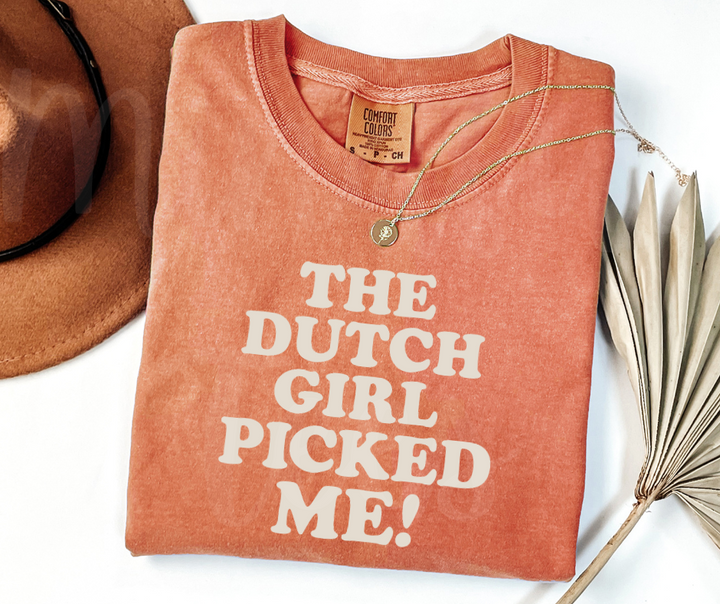 "The Dutch Girl" Sarcastic Design Friends Inspired Unisex heavyweight t-shirt