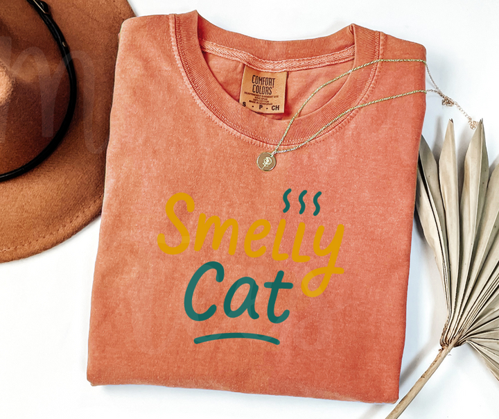 "Smelly Cat" Sarcastic Design Friends Inspired Unisex heavyweight t-shirt