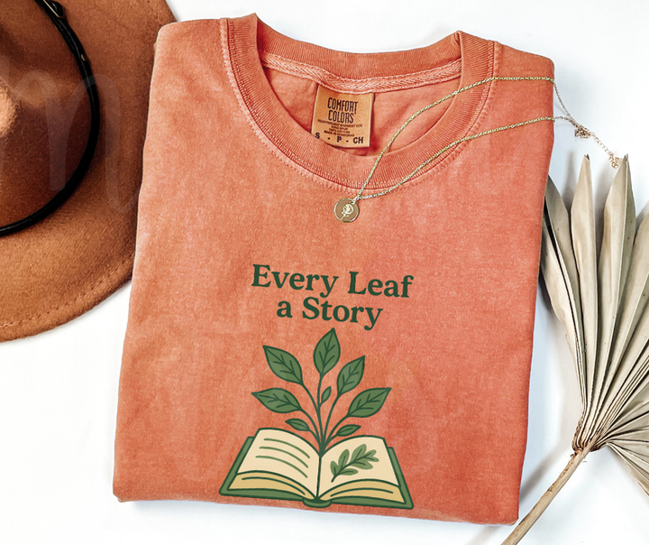 "Every Leaf" Funny Plant Lover Tee Design Unisex heavyweight t-shirt