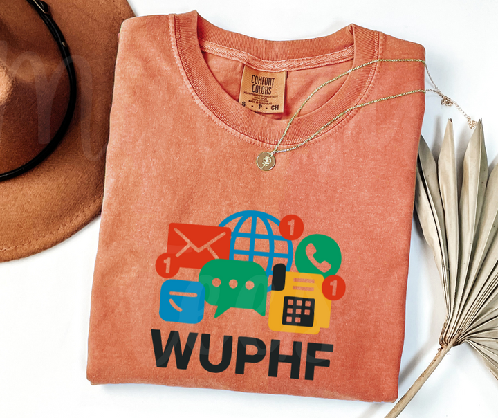 "Wuphf" Sarcastic Design The Office Inspired Unisex heavyweight t-shirt
