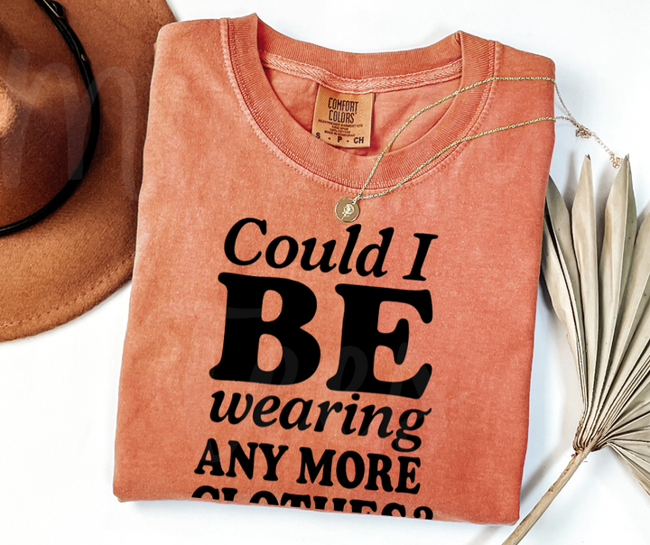 "Could I BE?" Sarcastic Design Friends Inspired Unisex heavyweight t-shirt