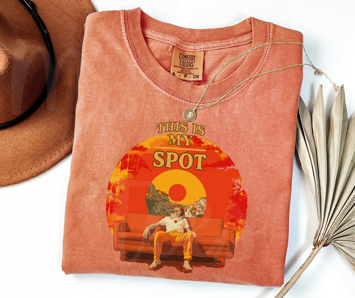 "This is My Spot" Sarcastic Design Unisex heavyweight t-shirt