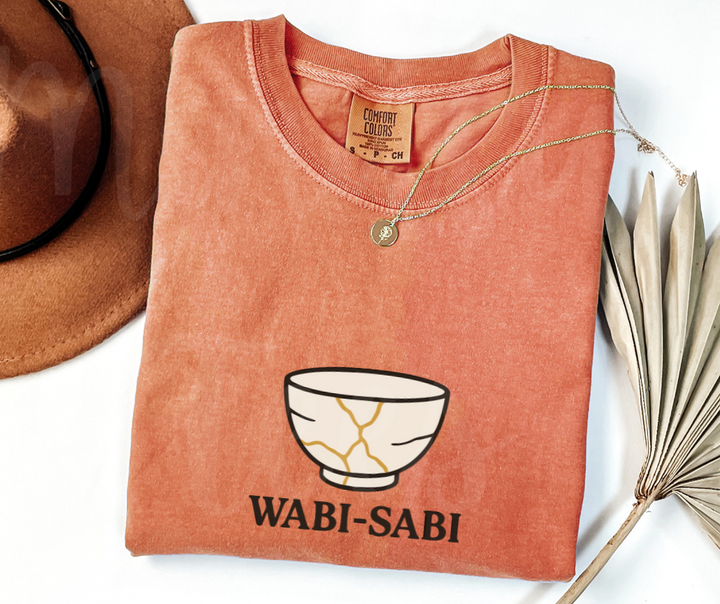 "Wabi Sabi" Funny Design Pottery Clay Hobby Inspired Unisex heavyweight t-shirt