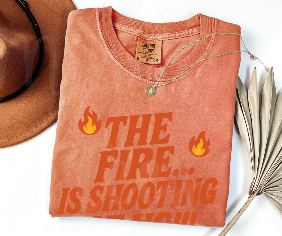 "This Fire" Sarcastic Design The Office Inspired Unisex heavyweight t-shirt