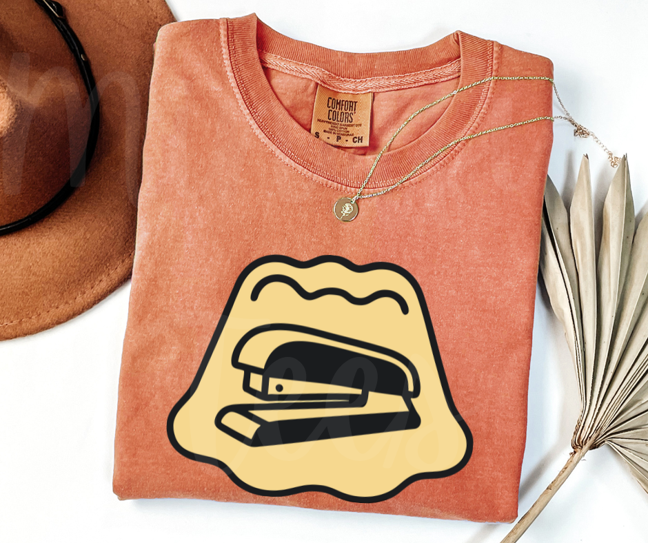"Jelly Stapler" Sarcastic Design The Office Inspired Unisex heavyweight t-shirt