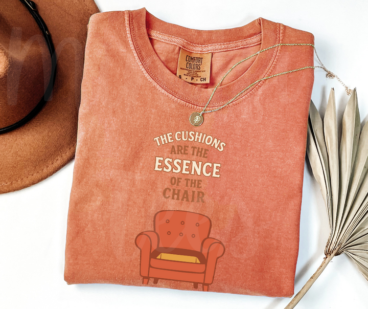 "This Cushions Are The Essence" Sarcastic Design Friends Inspired Unisex heavyweight t-shirt