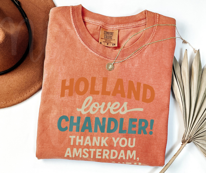 "Holland" Sarcastic Design Friends Inspired Unisex heavyweight t-shirt