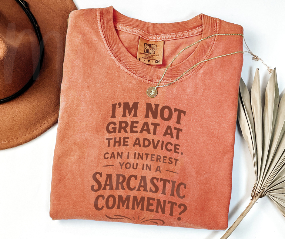 "Sarcastic comment" Sarcastic Design Friends Inspired Unisex heavyweight t-shirt