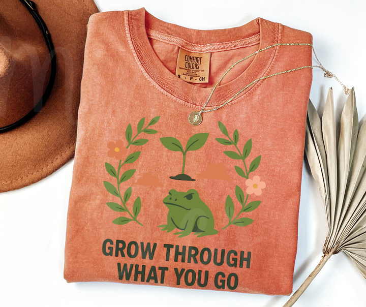 "Grow" Funny Plant Lover Tee Design Unisex heavyweight t-shirt