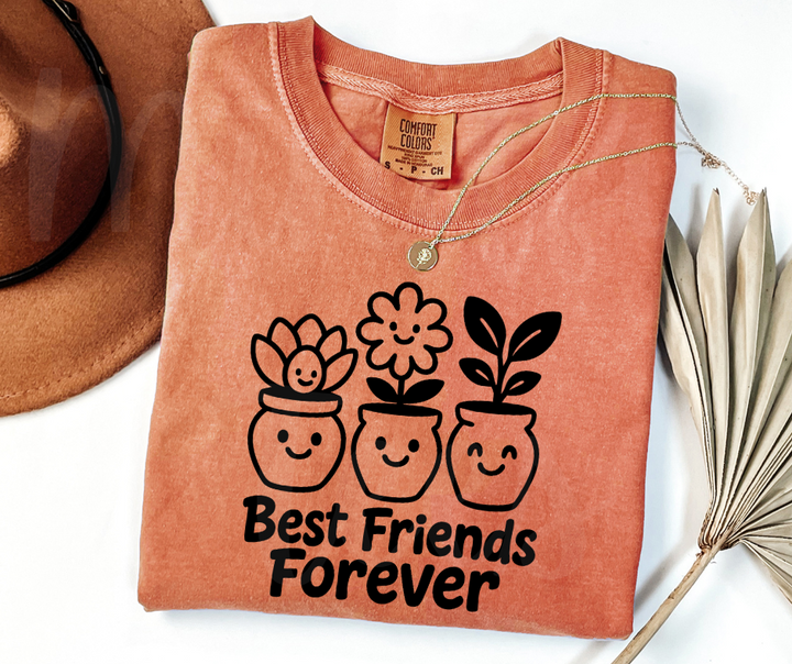 "BFFs" Funny Design Pottery Clay Hobby Inspired Unisex heavyweight t-shirt